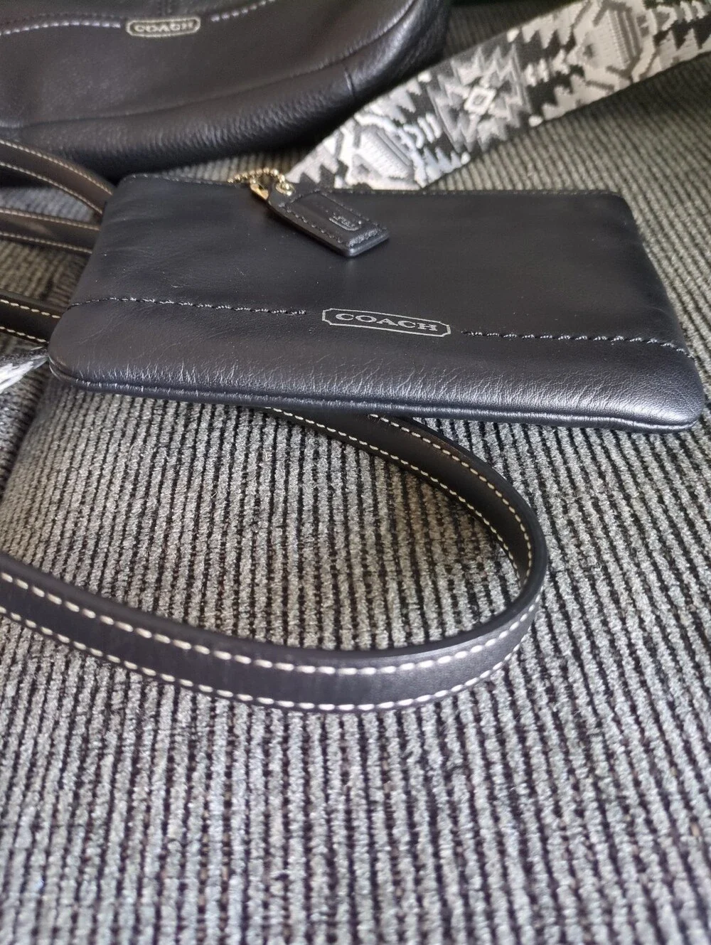 ❤️ EUC Coach F49160 Black Park Leather Mini Duffle Crossbody W/Extras